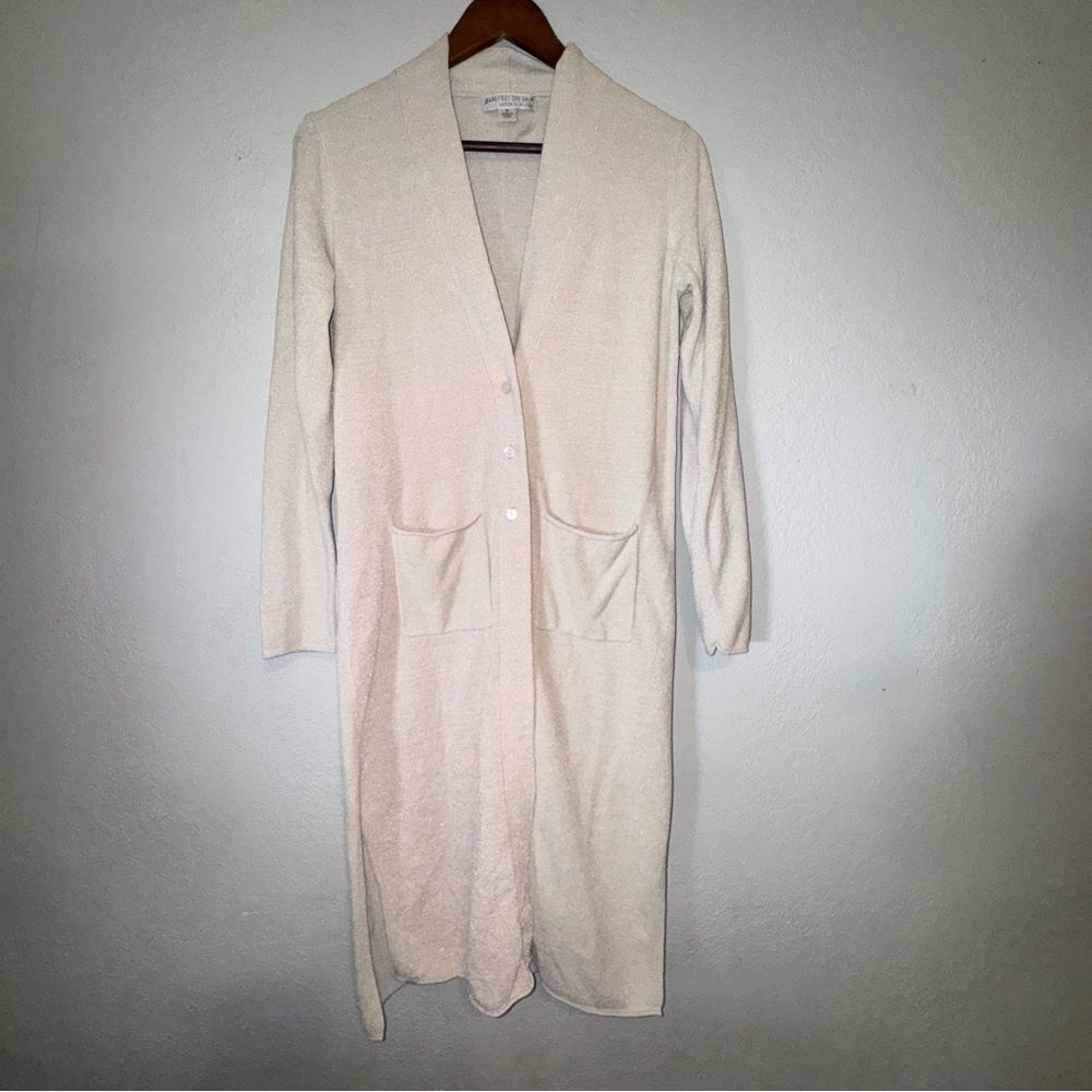 Barefoot Dreams Cardigan in Stone - Picture 6 of 12